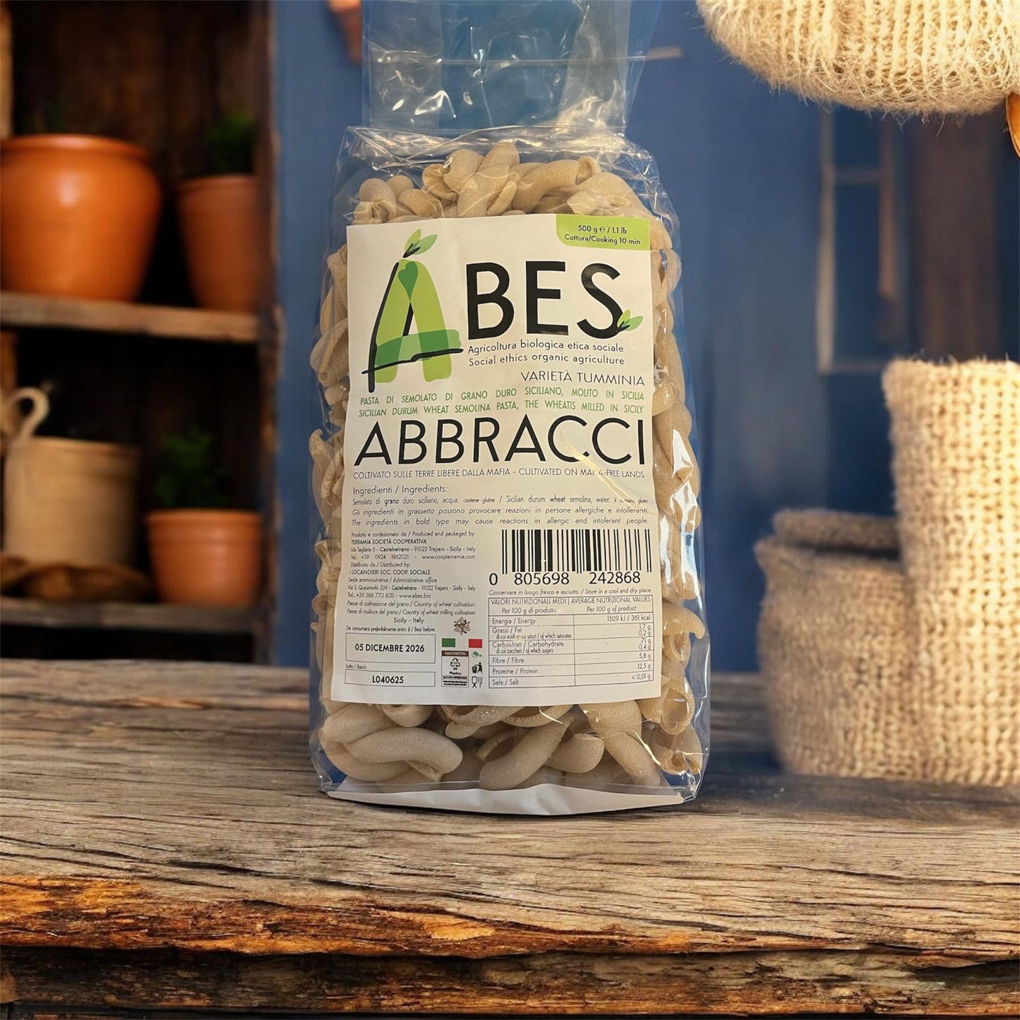 PASTA ABBRACCI VARIETA' TUMMINIA - 500 GR